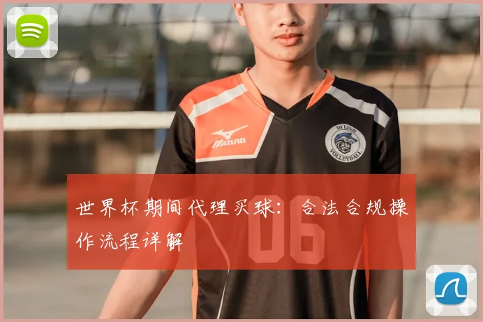 世界杯期间代理买球:合法合规操作流程详解